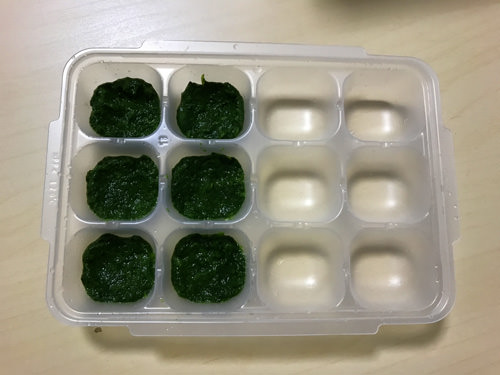 小松菜の冷凍保存